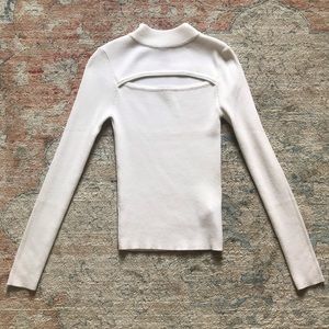 White Long Sleeve Top